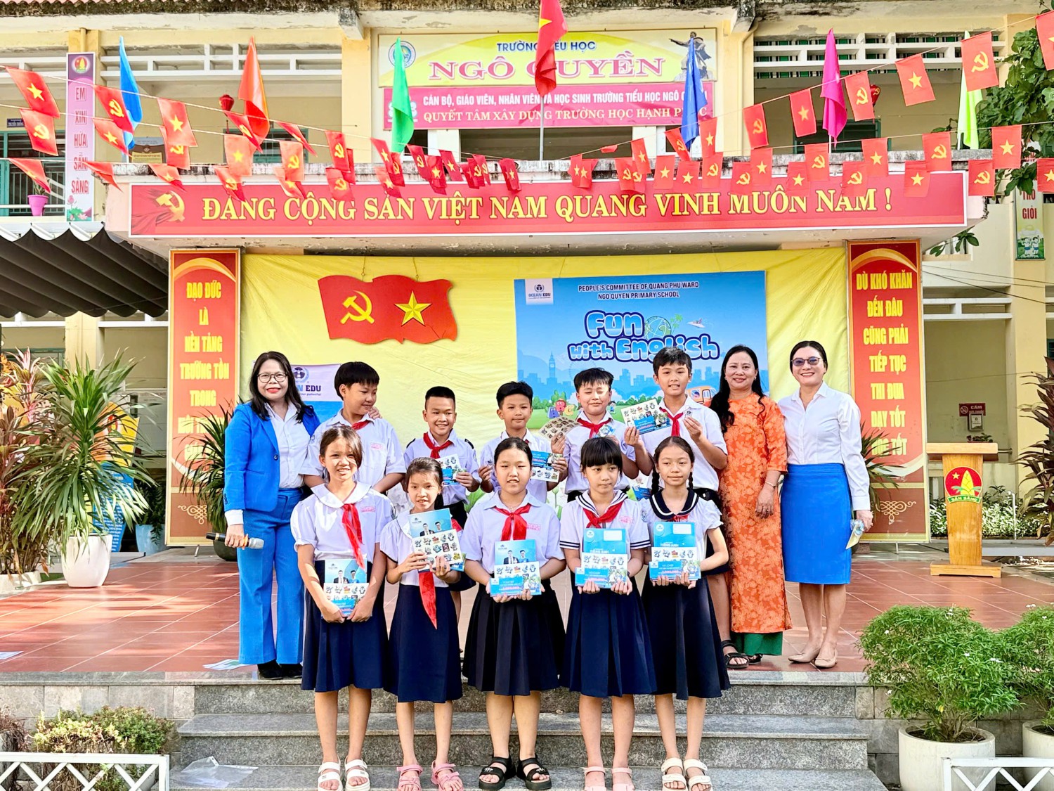 GIAO LƯU TIẾNG ANH VỚI OCEAN EDU QUẢNG NAM
