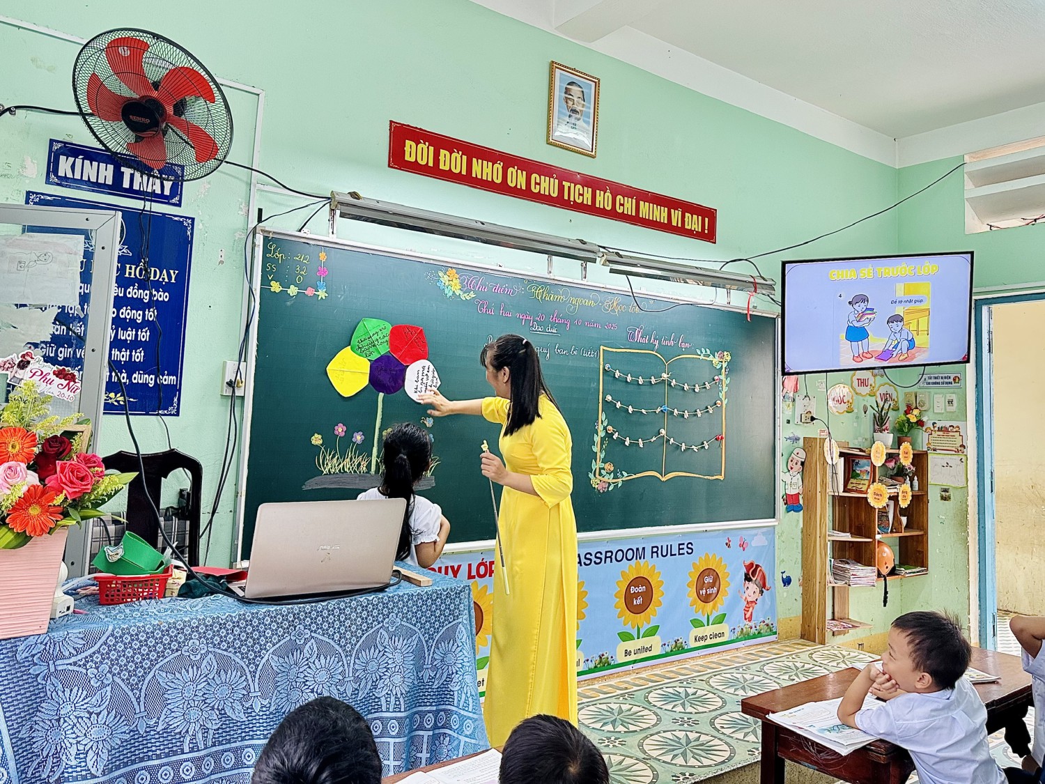 VẬN DỤNG KẾT QUẢ SINH HOẠT CHUYÊN MÔN CẤP TRƯỜNG VÀO DẠY HỌC THỰC TẾ TẠI LỚP